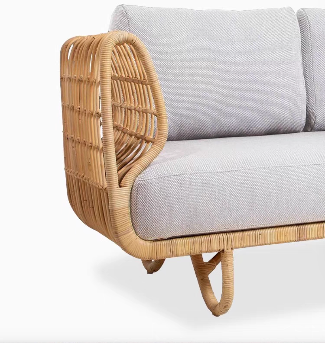 Ourdoor Rattan Wave Sofa for Garden or Terrace Sofa set
