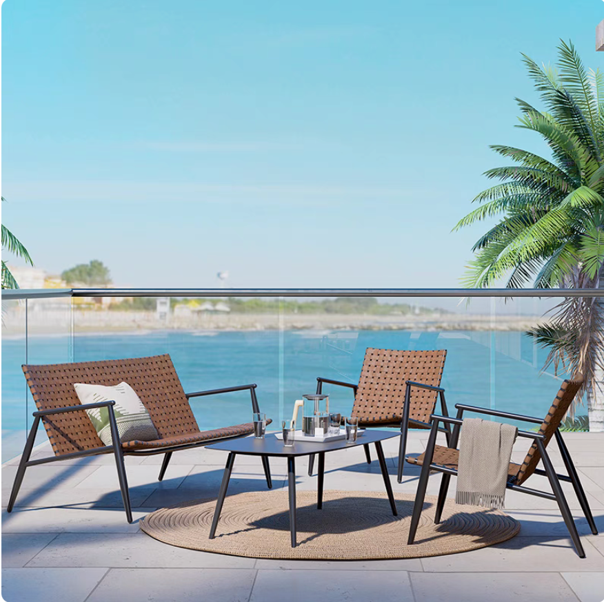 CAMDEN 2-Seater Garden Balcony Chairs Set