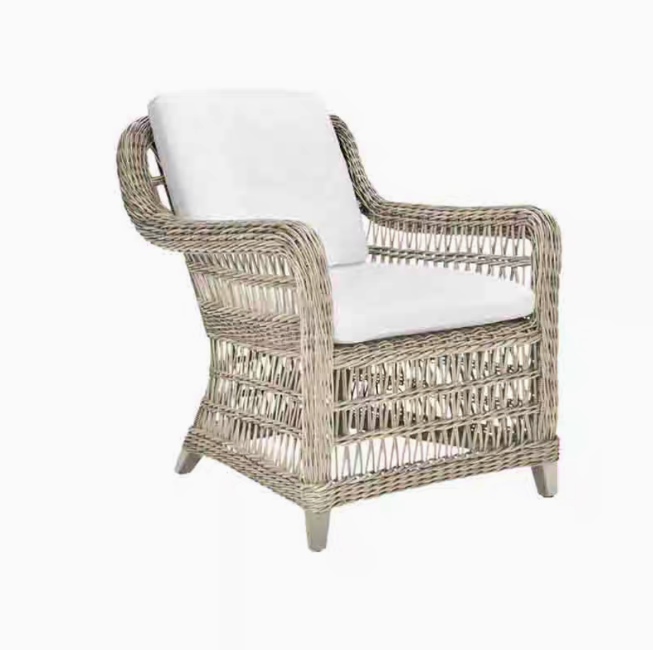 Classic Garden Rattan Chairs Armrest