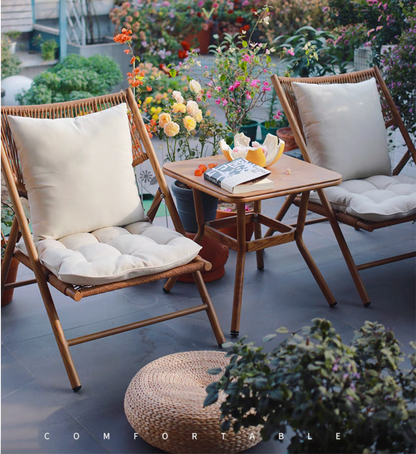 Outdoor Garden Bistro Foldable - Table & Chairs set