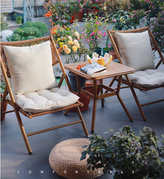 Outdoor Garden Bistro Foldable - Table & Chairs set