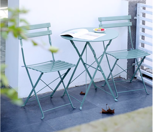 Metal Garden Foldable Table & Chairs set