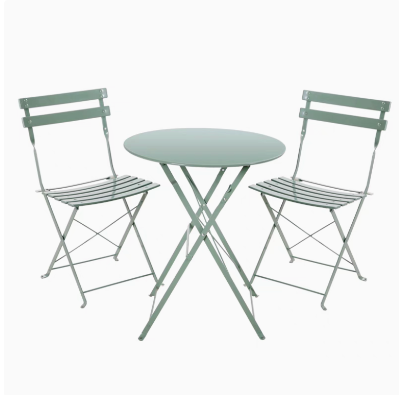 Metal Garden Foldable Table & Chairs set