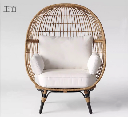 1-Seater Outdoor Nest Shape High Back Sofa