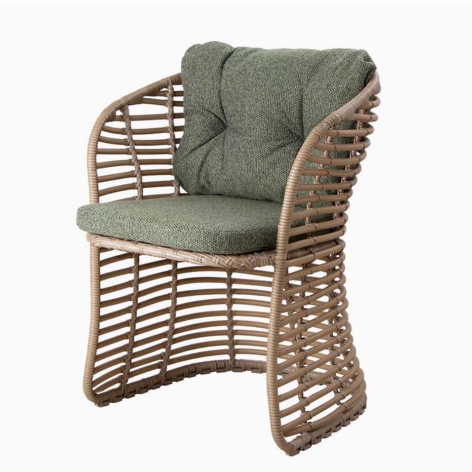 Luxury Morden Garden Rattan Chair with cushions