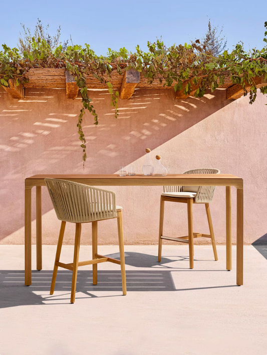 Luxury Garden Bar Table & Stools Set-Teak wood