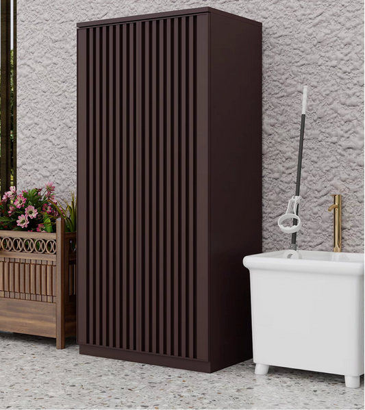 Outdoor Morden Aluminium Alloy Storage Shed Brown