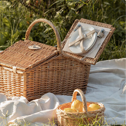 SS Picnic Basket Hamper - 2 person