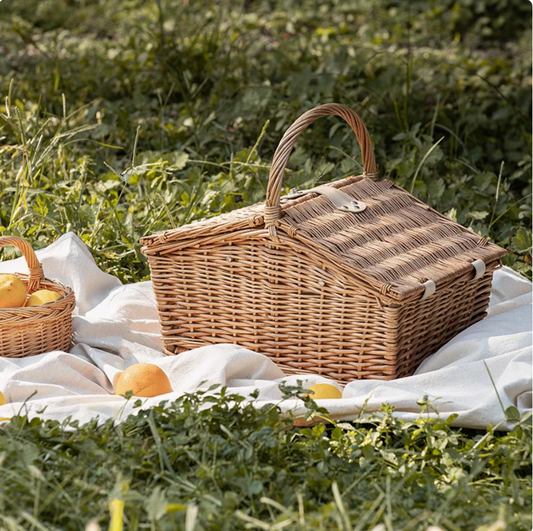 SS Picnic Basket Hamper - 2 person