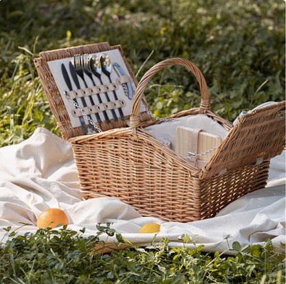 SS Picnic Basket Hamper - 2 person