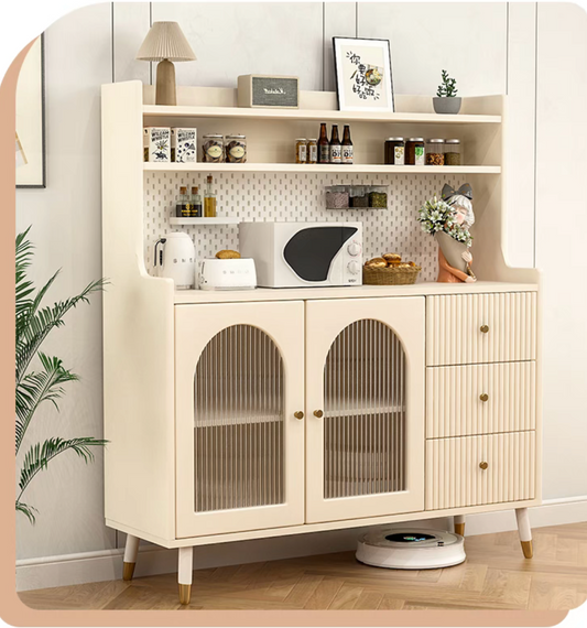 RS Hard Wood Storage Cabinet with Drawers- Two Colour