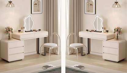 Solid wood Morden Dressing Tables with Chair