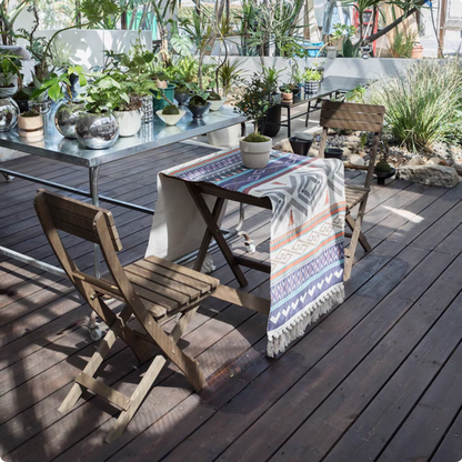 Wooden Garden Bistro 2 Seaters Foldable - Table & Chairs set