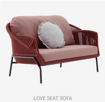 Colourful Life 2-Seaters Sofa with Cushions