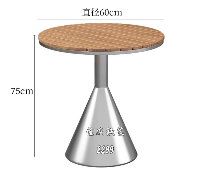 Industry Style - Outdoor Metal Tabl