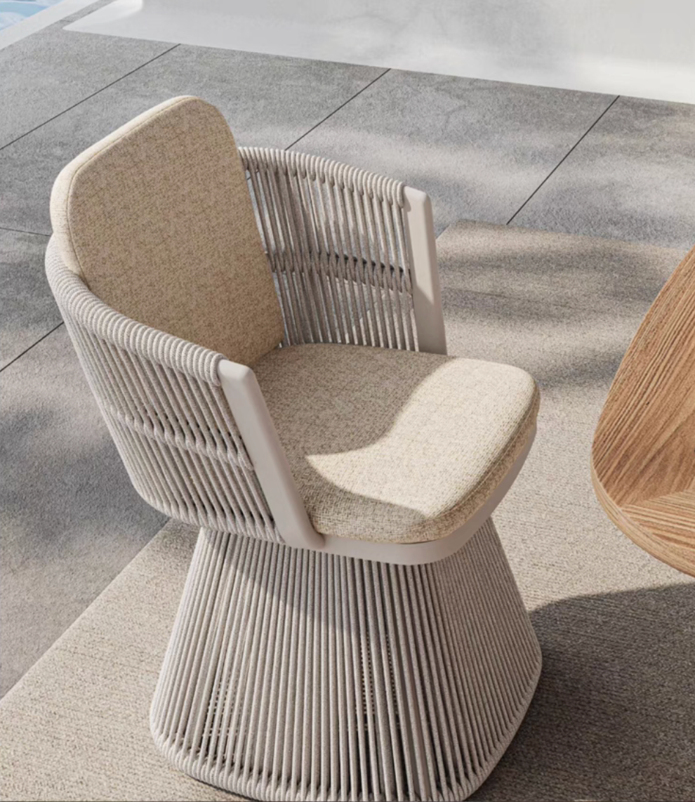 Elegant Garden or Terrace Teak Wood Table & Chairs Set