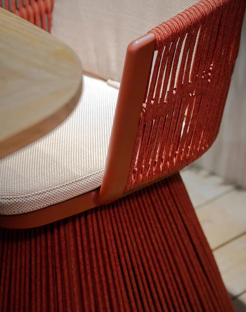 Elegant Garden or Terrace Teak Wood Table & Chairs Set