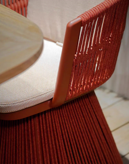 Elegant Garden or Terrace Teak Wood Table & Chairs Set