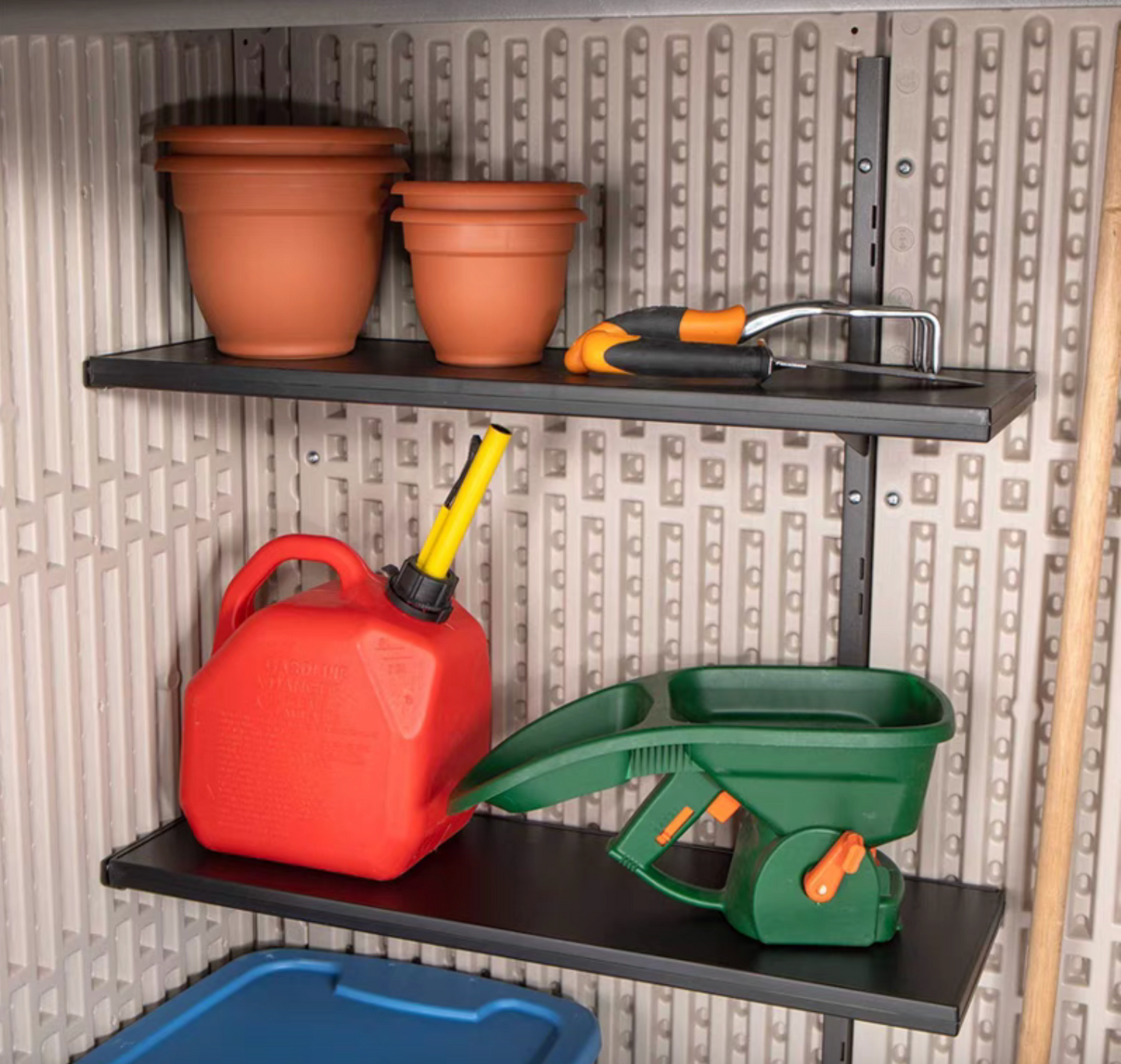 Lifetime Garden Plastic Storage Tool Shed Grey