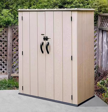 Lifetime Garden Plastic Storage Tool Shed Grey