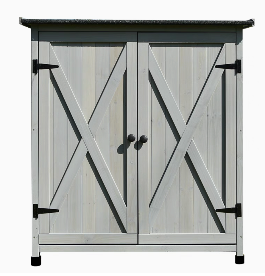 Vintage Outdoor Wooden Storage Shed