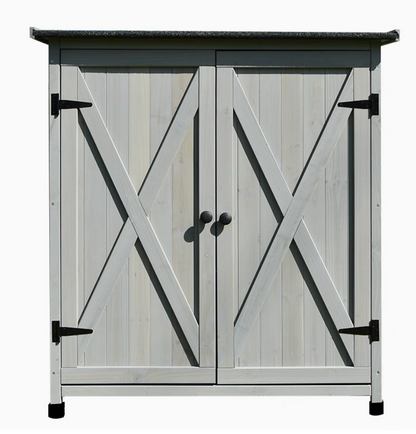 Vintage Outdoor Wooden Storage Shed