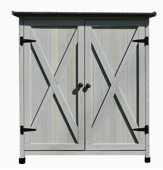 Vintage Outdoor Wooden Storage Shed