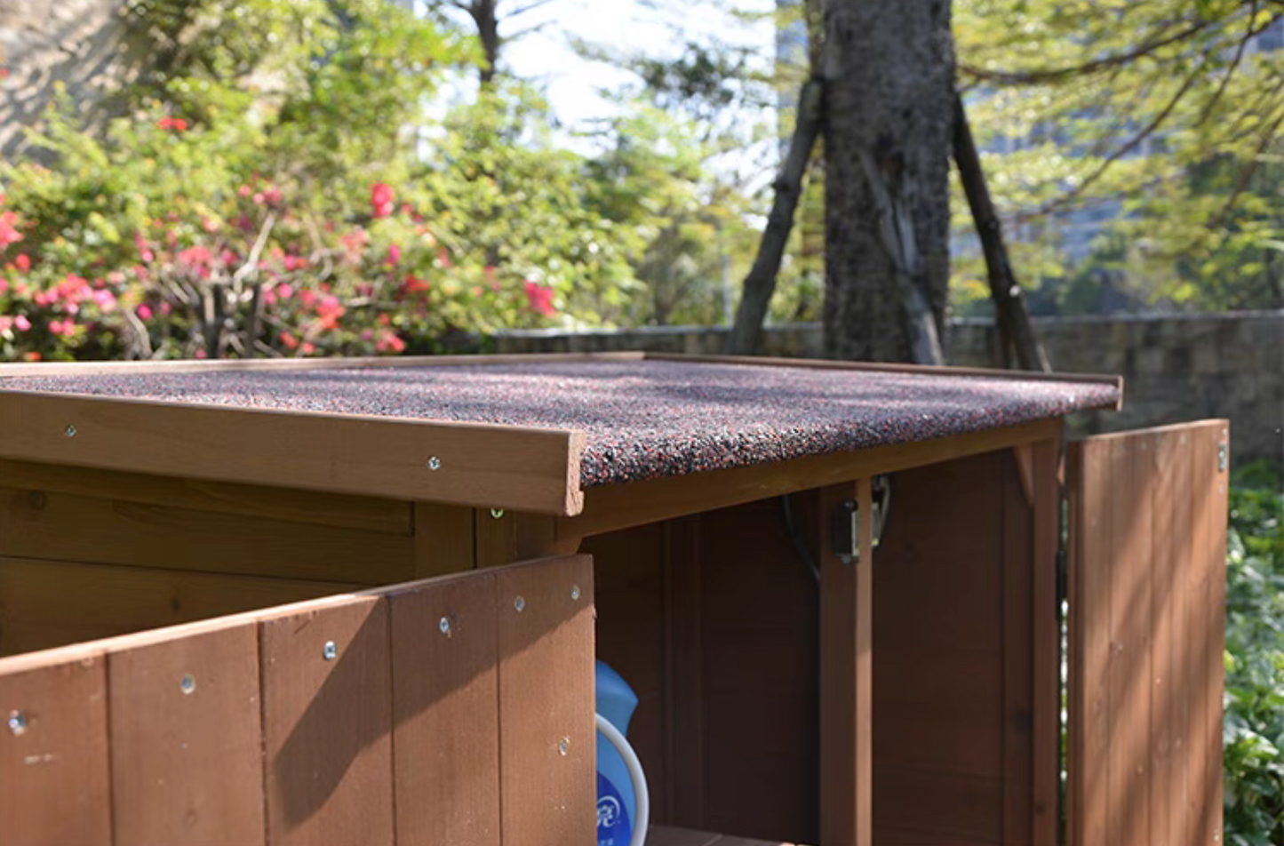 Vintage Outdoor Wooden Storage Shed