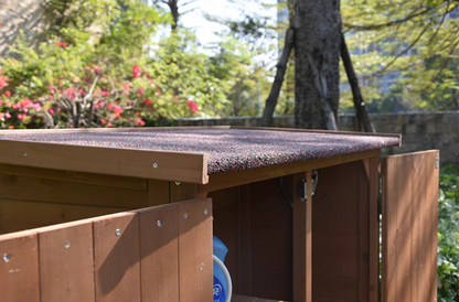 Vintage Outdoor Wooden Storage Shed