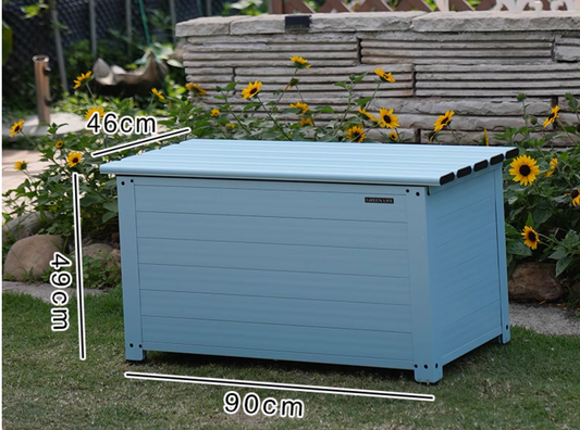 Outdoor Aluminium Alloy Storage Shed-Blue