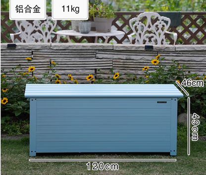 Outdoor Aluminium Alloy Storage Shed-Blue