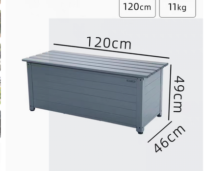 Outdoor Aluminium Alloy Storage Shed-Grey