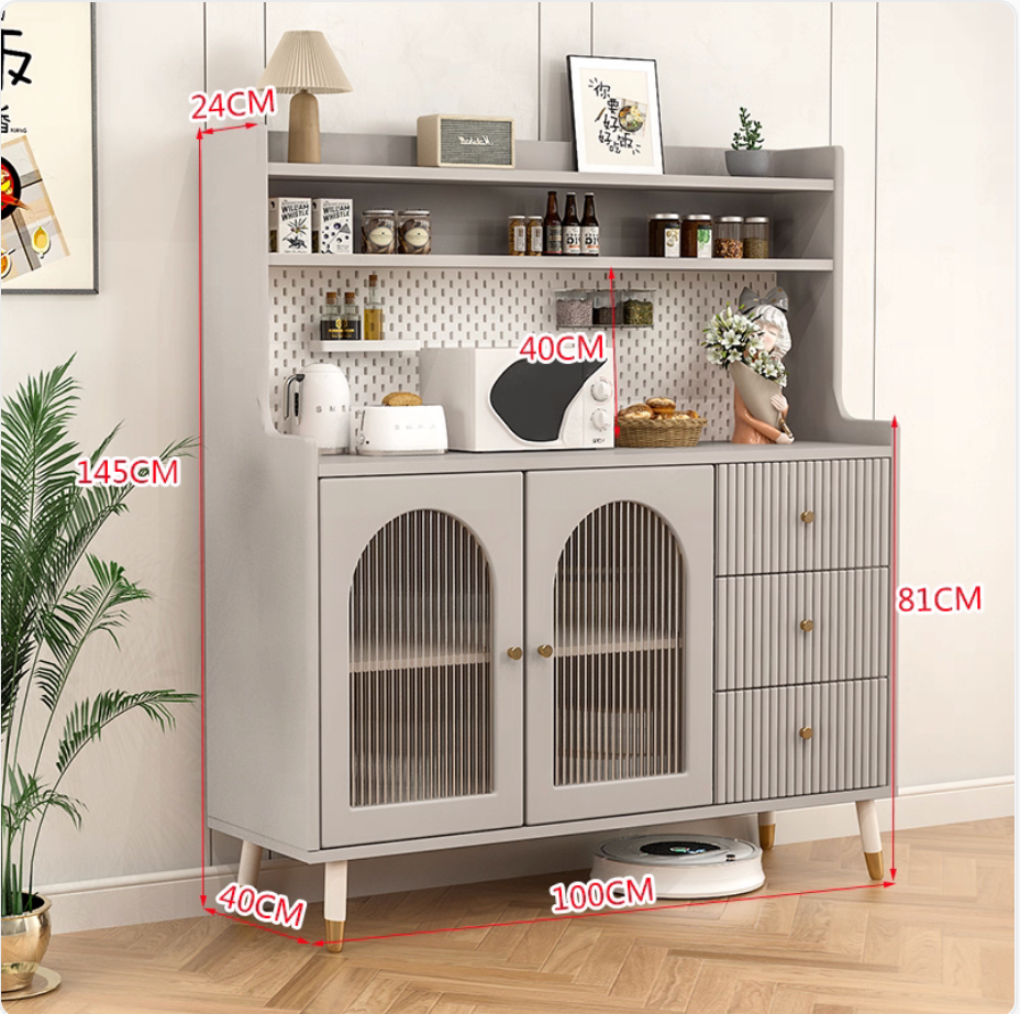 RS Hard Wood Storage Cabinet with Drawers- Two Colour